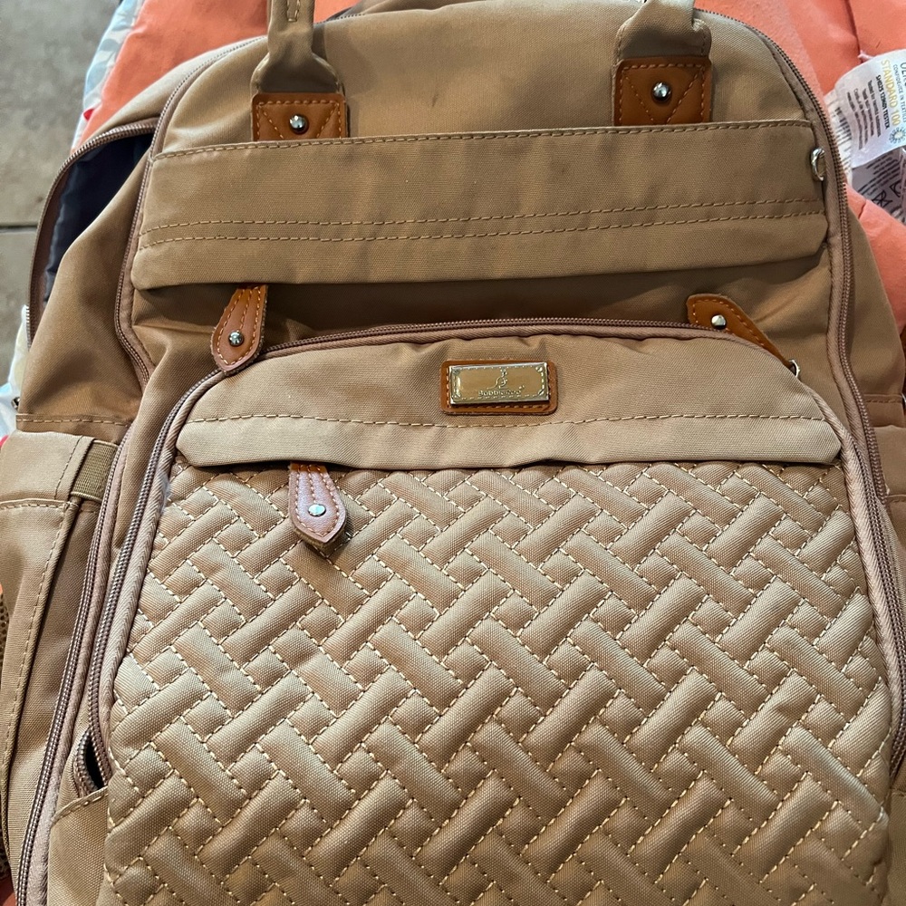 Stylish Bobbleroo Tan Women's Backpack
